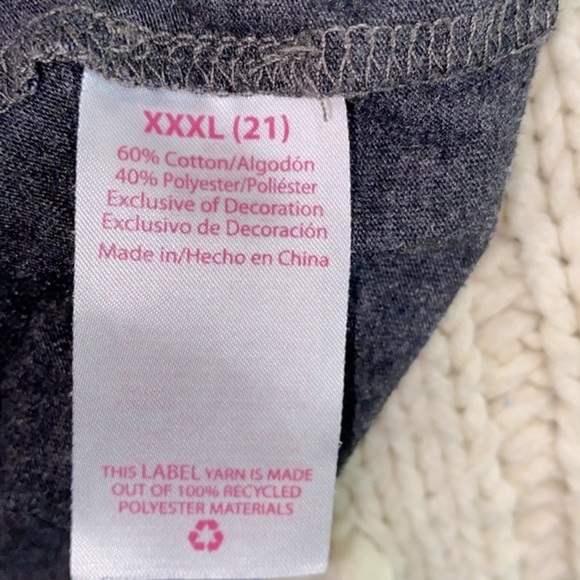 NOBO grey mushroom graphic T-shirt size XXlarge juniors - Picture 7 of 7